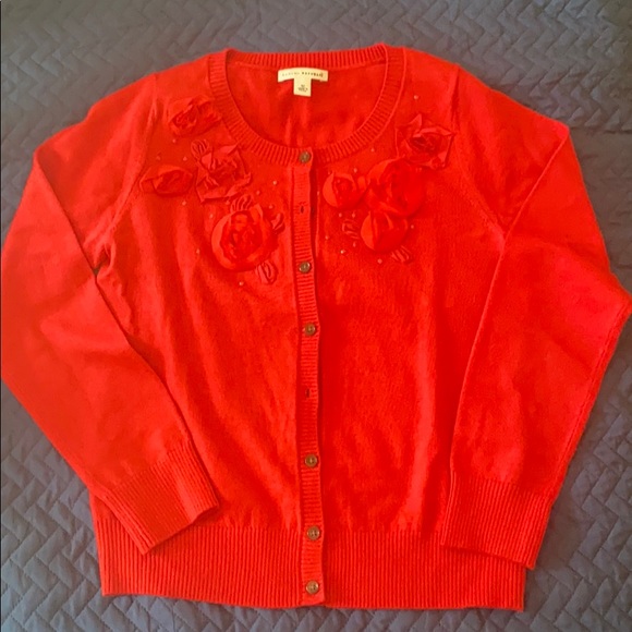 Banana Republic Sweaters - Banana Republic red cardigan